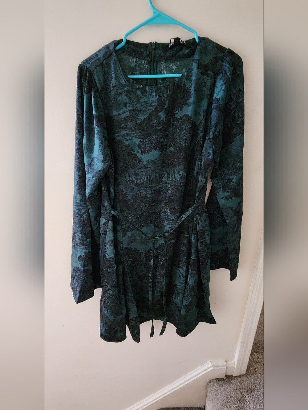 Disturbia Solara Toile Print Mini Dress (US12) - Picture 2 of 6